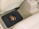 Rubber Car Floor Mats NHL Ottawa Senators Utility Car Mat 14"x17"
