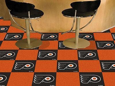 Carpet Flooring NHL Philadelphia Flyers 18"x18" Carpet Tiles