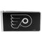 NHL - Philadelphia Flyers Black and Steel Money Clip-Wallets & Checkbook Covers,Money Clips,Black and Steel Money Clips,NHL Black and Steel Money Clips-JadeMoghul Inc.
