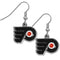 NHL - Philadelphia Flyers Chrome Dangle Earrings-Jewelry & Accessories,Earrings,Dangle Earrings,Dangle Earrings,NHL Dangle Earrings-JadeMoghul Inc.