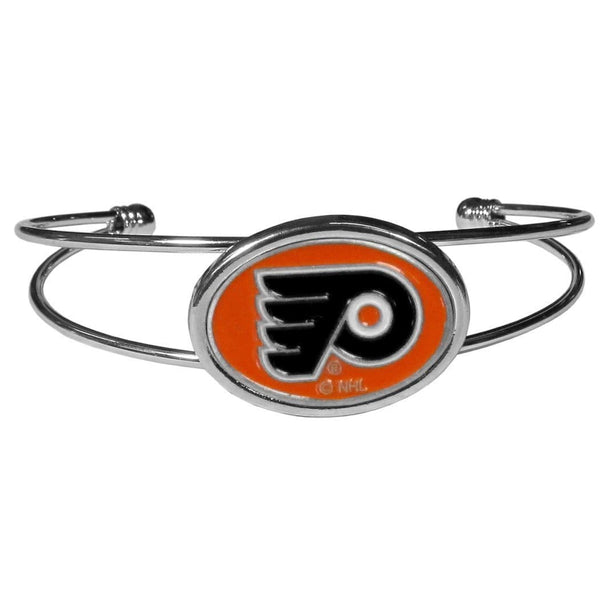 NHL - Philadelphia Flyers Cuff Bracelet-Jewelry & Accessories,Bracelets,Cuff Bracelets,NHL Cuff Bracelets-JadeMoghul Inc.