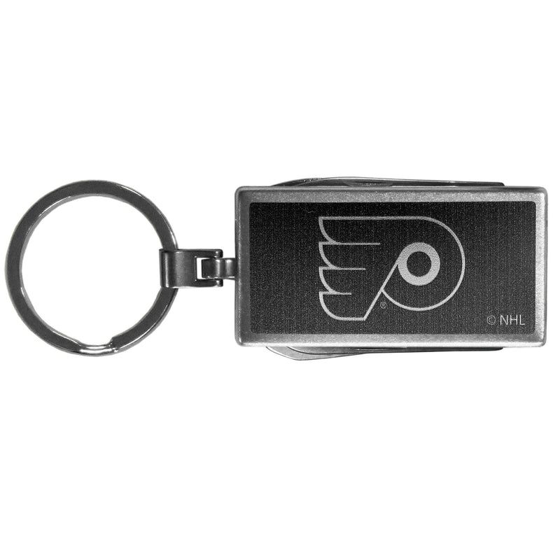 NHL - Philadelphia Flyers Multi-tool Key Chain, Black-Key Chains,NHL Key Chains,Philadelphia Flyers Key Chains-JadeMoghul Inc.