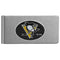 NHL - Pittsburgh Penguins Brushed Metal Money Clip-Wallets & Checkbook Covers,Money Clips,Brushed Money Clips,NHL Brushed Money Clips-JadeMoghul Inc.