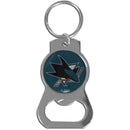 NHL - San Jose Sharks Bottle Opener Key Chain-Key Chains,Bottle Opener Key Chains,NHL Bottle Opener Key Chains-JadeMoghul Inc.