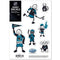 NHL - San Jose Sharks Family Decal Set Small-Automotive Accessories,Decals,Family Character Decals,Small Family Decals,NHL Small Family Decals-JadeMoghul Inc.