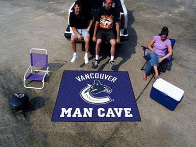 Grill Mat NHL Vancouver Canucks Man Cave Tailgater Rug 5'x6'