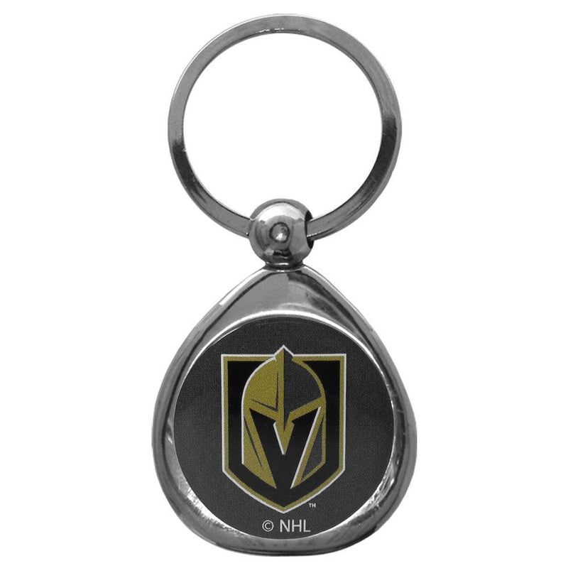 NHL - Vegas Golden Knights Chrome Key Chain-Key Chains,NHL Key Chains,Vegas Golden Knights Key Chains-JadeMoghul Inc.