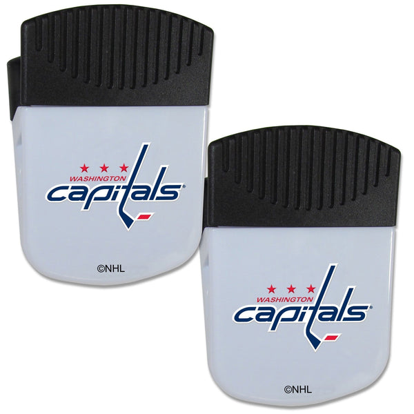 NHL - Washington Capitals Chip Clip Magnet with Bottle Opener, 2 pack-Other Cool Stuff,NHL Other Cool Stuff,Washington Capitals Other Cool Stuff-JadeMoghul Inc.