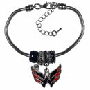 NHL - Washington Capitals Euro Bead Bracelet-Jewelry & Accessories,Bracelets,Euro Bead Bracelets,NHL Euro Bead Bracelets-JadeMoghul Inc.