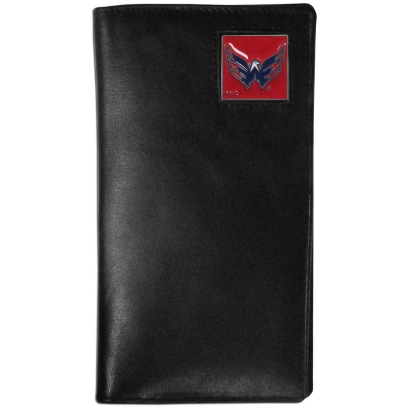 NHL - Washington Capitals Leather Tall Wallet-Wallets & Checkbook Covers,Tall Wallets,NHL Tall Wallets-JadeMoghul Inc.