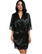 Night Dress For Women Lace Trim Silk Sleep Robe With Lace Trim AExp