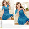 Night Dress For Women V Neck Lace Trimmed Silk Night Gown