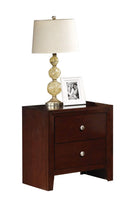 Nightstands Cheap Nightstands - 22" X 16" X 24" Brown Cherry Wooden Nightstand HomeRoots