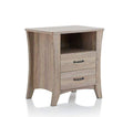 Nightstands Cheap Nightstands - 24" X 16" X 24" Rustic Natural Particle Board Nightstand HomeRoots