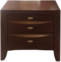 Nightstands Cheap Nightstands - 26" X 17" X 25" Espresso Rubber Wood Elegant Nightstand HomeRoots