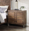 Nightstands Cheap Nightstands - 28" X 18" X 28" Reclaimed Oak 3 Drawer Nightstand HomeRoots