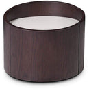 Nightstands Modern Nightstands - 17" Brown Veneer Nightstand HomeRoots