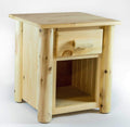 Nightstands Nightstands For Sale - 21.5" X 23" X 23" Clear Wood 1 Drawer Nightstand HomeRoots