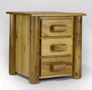 Nightstands Nightstands For Sale - 21.5" X 23" X 23" Light Honey Wood 3 Drawer Nightstand HomeRoots