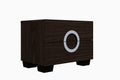 Nightstands Rustic Nightstands - 18" Refined Wenge High Gloss Nightstand HomeRoots