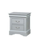 Nightstands Unique Nightstands - 15" X 21" X 24" Platinum Wood Nightstand HomeRoots