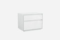 Nightstands White Nightstand - 24" X 16" X 19" White Nightstand HomeRoots