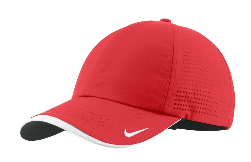 Nike Dri-FIT Swoosh Perforated Cap. 429467-Caps-University Red-OSFA-JadeMoghul Inc.