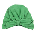 Nishine Baby Turban Hat with Bow Children Hats Cotton Blend Newborn Beanie Top Knot Caps Kids Headwear Photo Props Shower Gift AExp