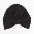 Nishine Baby Turban Hat with Bow Children Hats Cotton Blend Newborn Beanie Top Knot Caps Kids Headwear Photo Props Shower Gift AExp