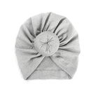 Nishine Baby Turban Hat with Bow Children Hats Cotton Blend Newborn Beanie Top Knot Caps Kids Headwear Photo Props Shower Gift AExp
