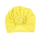 Nishine Baby Turban Hat with Bow Children Hats Cotton Blend Newborn Beanie Top Knot Caps Kids Headwear Photo Props Shower Gift AExp