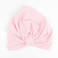 Nishine Baby Turban Hat with Bow Children Hats Cotton Blend Newborn Beanie Top Knot Caps Kids Headwear Photo Props Shower Gift AExp