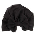 Nishine Baby Turban Hat with Bow Children Hats Cotton Blend Newborn Beanie Top Knot Caps Kids Headwear Photo Props Shower Gift AExp