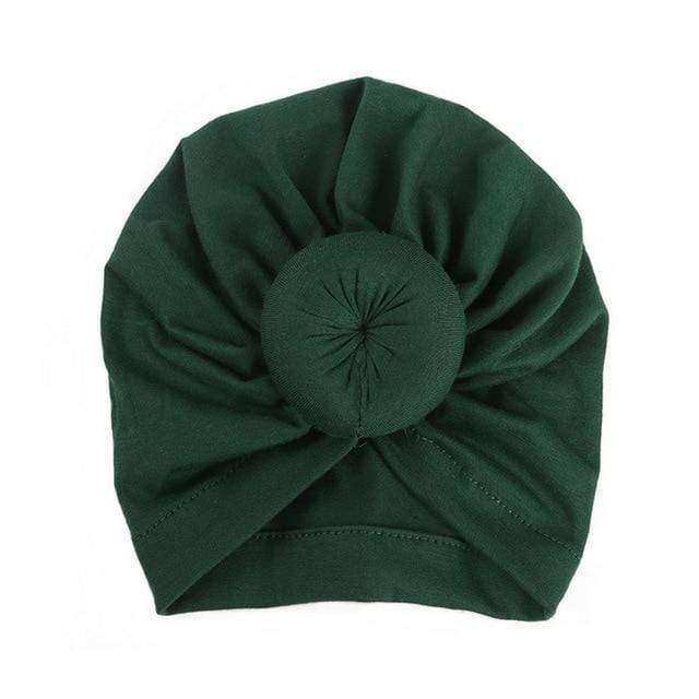 Nishine Baby Turban Hat with Bow Children Hats Cotton Blend Newborn Beanie Top Knot Caps Kids Headwear Photo Props Shower Gift AExp