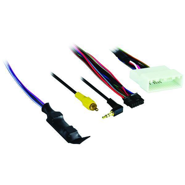Nissan(R) (with 4.3" display) 2010 & Up Harness with 6-Volt Converter-Wiring Harness & Installation Kits-JadeMoghul Inc.