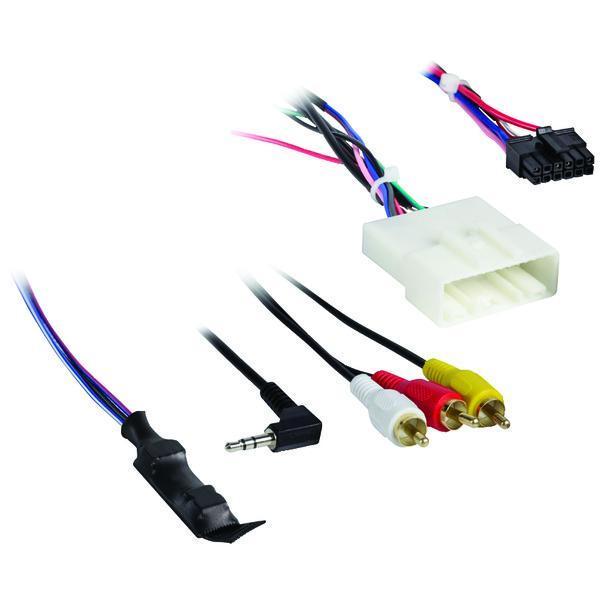 Nissan(R) (with NAV) 2011 & up Harness with 6-Volt Converter-Wiring Harness & Installation Kits-JadeMoghul Inc.