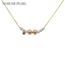 Nobuer real  pearl Chain Necklace 40CM Long 14K Gold Pendants Good Quality For Women Choker Jewelry For Female JadeMoghul Inc. 