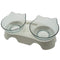 Non-Slip Double Cat Bowl Dog Bowl With Stand Pet Feeding Cat Water Bowl For Cats Food Pet Bowls For Dogs Feeder Product Supplies AExp