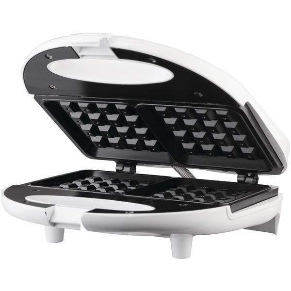Nonstick Dual Waffle Maker (White)-Small Appliances & Accessories-JadeMoghul Inc.