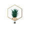 Nordic Hexagon Green Plant Canvas Painting HD Cactus Pineapple Wall Pictures For Living Room Fashion Home Decor Poster Wall Art JadeMoghul Inc. 