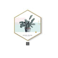 Nordic Hexagon Green Plant Canvas Painting HD Cactus Pineapple Wall Pictures For Living Room Fashion Home Decor Poster Wall Art JadeMoghul Inc. 