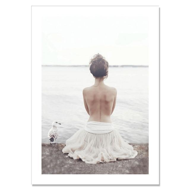 Nordic Poster Flower Wall Pictures For Living Room Posters And Prints Cuadros Obrazy Wall Art Canvas Painting Picture Unframed-13X18cm No Frame-A-JadeMoghul Inc.