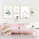 Nordic Poster Pink Flower Picture Posters And Prints Wall Pictures For Living Room Wall Art Canvas Painting Quadro Unframed JadeMoghul Inc. 