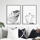 Nordic Poster Pink Flower Picture Posters And Prints Wall Pictures For Living Room Wall Art Canvas Painting Quadro Unframed JadeMoghul Inc. 