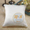 "Notable" Personalized Ring Pillow with Circle Floral Monogram Berry (Pack of 1)-Wedding Ceremony Accessories-Berry-JadeMoghul Inc.