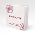 Notepad Favor with Personalized Rose Cover Plum (Pack of 1)-Popular Wedding Favors-Ruby-JadeMoghul Inc.