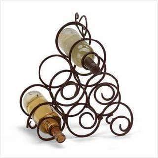 Novelty & Decorative Gifts Cheap Home Decor Scrollwork Wine Rack Koehler