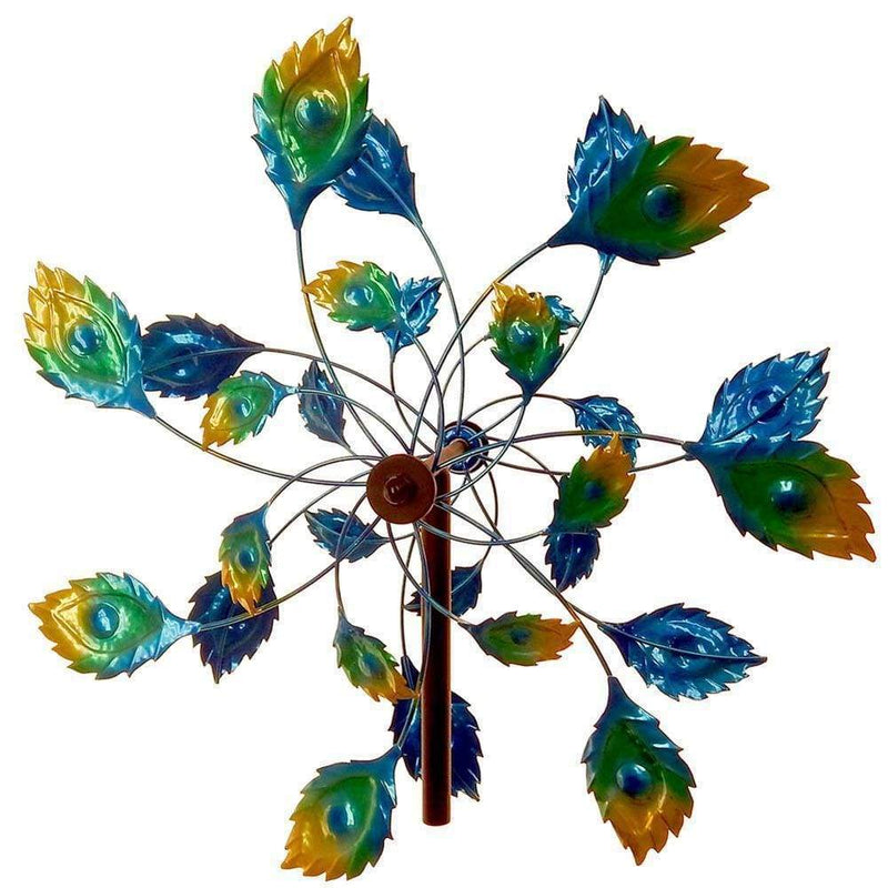 Novelty & Decorative Gifts Garden Decor Ideas Peacock Tail Windmill Garden Stake Koehler