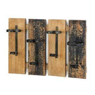 Novelty & Decorative Gifts Home Decor Ideas Rustic Wine Wall Rack Koehler