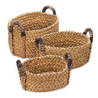 Novelty & Decorative Gifts Home Decor Ideas Rustic Woven Nesting Baskets 3 Pc. Set Koehler